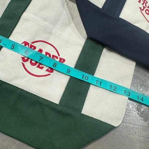 Trader Joe's Canvas Tote Bags Set of 4 inNEW primary
Colors❤️💛💚💙keep/share - Picture 4 of 8